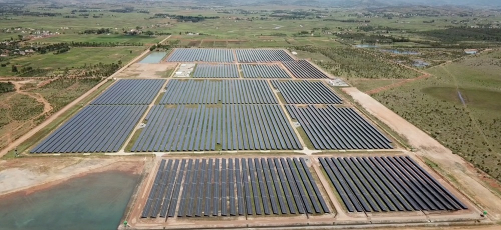Arial Photo - Ambatolampy 40MW Solar Power Plant 2